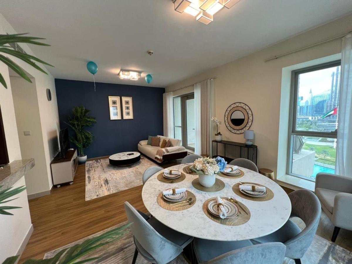 Luxury 2Br- Burj Khalifa View In Blvd Central -1402 Dubai Bagian luar foto